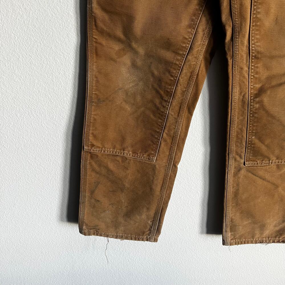 Carhartt B01 BRN brown double knee work wear carpenter pants - Picture 3 of 8